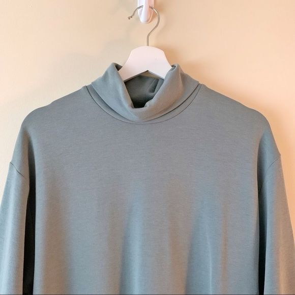 Zara Turtleneck Shift Dress with 3/4 Sleeves - Picture 3 of 8